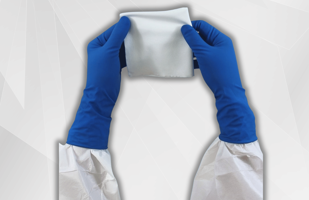 Close-up view of lint-free cleanroom wipes designed for safe and effective printer head maintenance